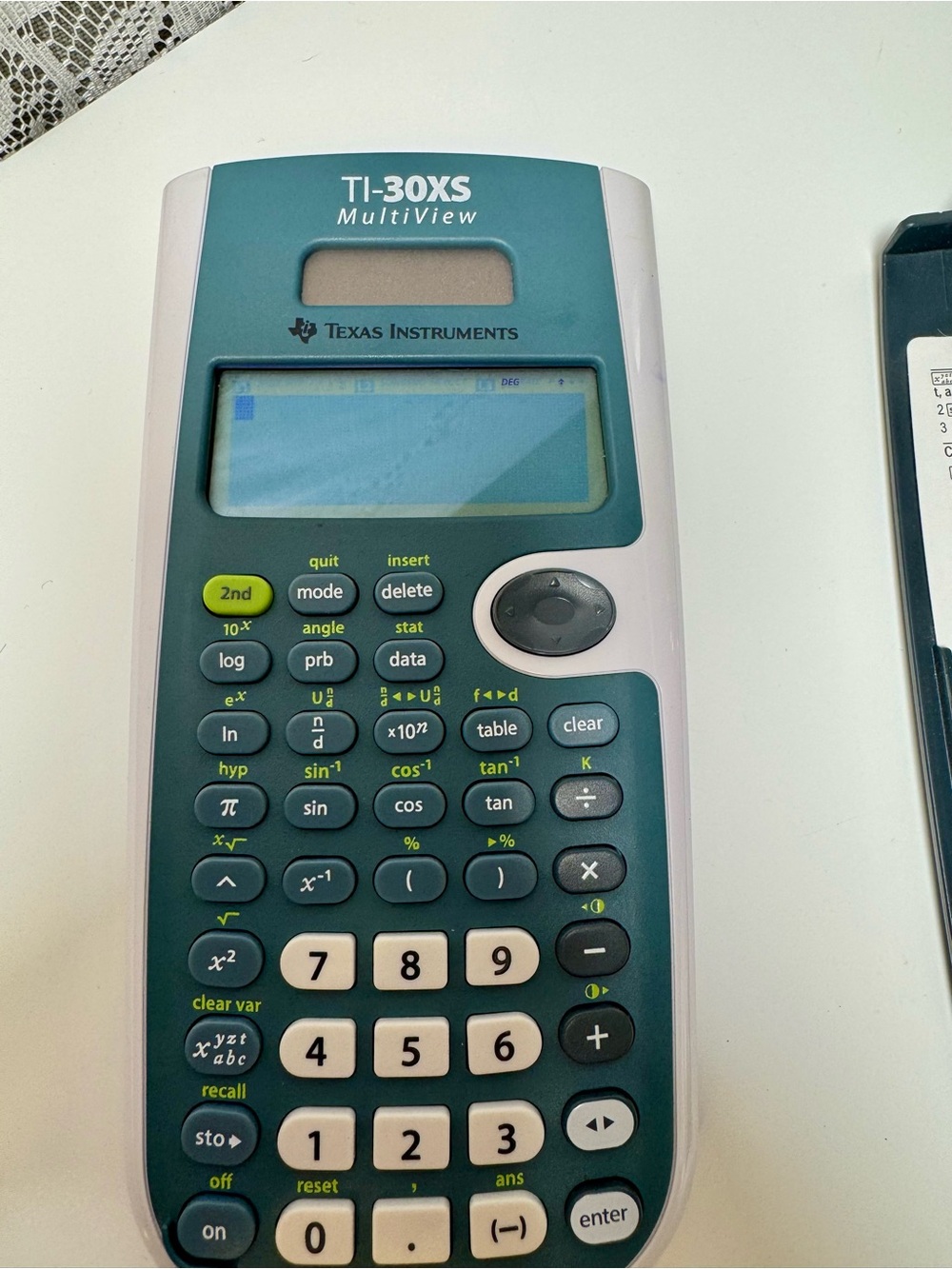 Texas Instruments TI-30xs Multiview Scientific Calculator with Cover & Manual